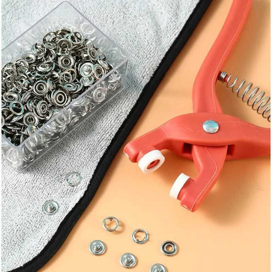 1Pc Plier Tool Plastic Snap Button Kit Clothing Sewing Buttons Installation Tool Sewing DIY Craft Accessries