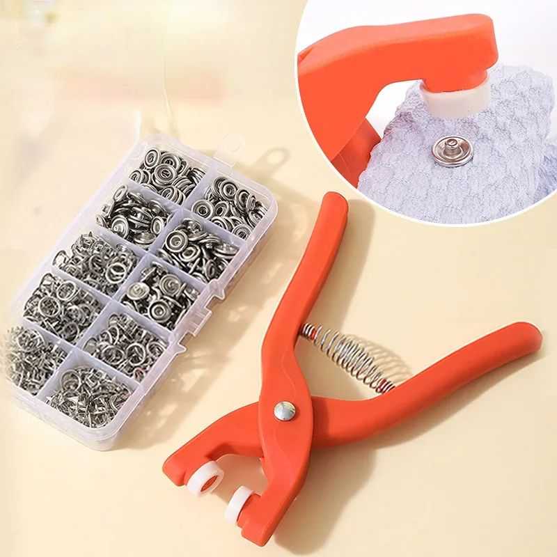1Pc Plier Tool Plastic Snap Button Kit Clothing Sewing Buttons Installation Tool Sewing DIY Craft Accessries